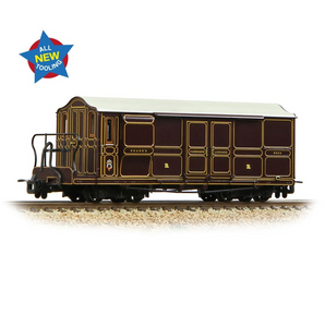Ffestiniog Railway Curly Roof Van No.1 FR Lined Plum