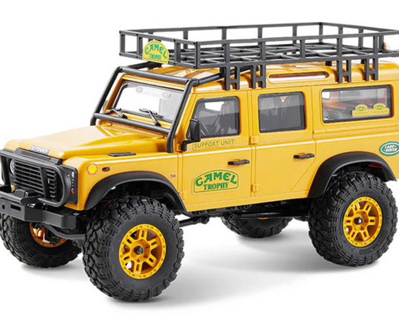 FMS 1/24TH LAND ROVER DEFENDER D110 RTR YELLOW