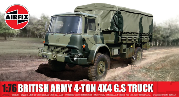 Airfix A02326A  - British Army 4-ton 4 x 4 G.S. Truck- 1:76 scale