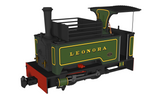 Rapido - 986502 - Kerr Stuart Sirdar ‘Leonora’ – Lined Green - DCC Fitted - Oo9 Scale