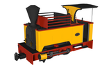 Rapido - 986508 - Kerr Stuart Sirdar – Plain Yellow - DCC Fitted - OO9 Scale