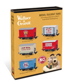 PECO - GRAA050 - READY-TO-RUN BOX VAN WALLACE & GROMIT AARDMAN 50TH ANNIVERSARY WAGON COLLECTORS SET - OO-9 Scale