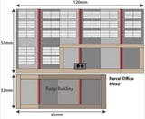 PN921 - Metcalfe Models Kit - Parcel Offices - N Scale