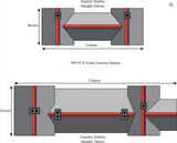 PN137 - Metcalfe Models -  Country Station - N Scale