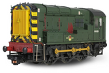 Class 08 08923 BR Green (Wasp Stripes) [W] - BACHMANN - 35-926SFX