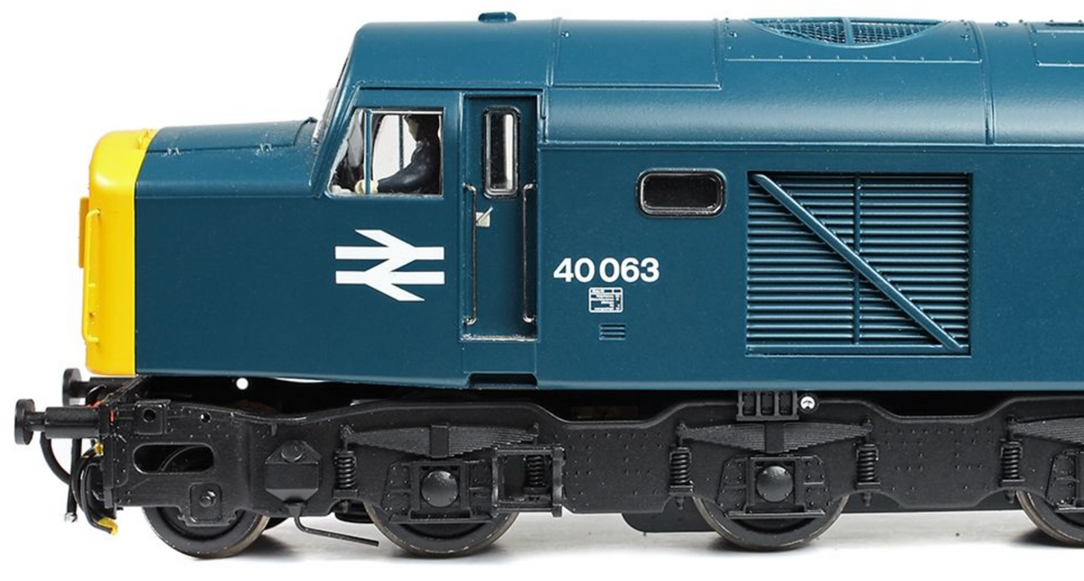 BACHMANN - Class 40 Centre Headcode (ScR) 40063 BR Blue - 32-490 ...