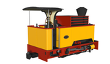 Rapido - 986008 - Kerr Stuart Sirdar – Plain Yellow - OO9 Scale