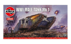 A0135V WW1 Male Tank Mk1 1.72