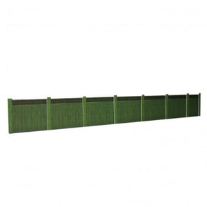 ATD016 Wooden Fencing Green with Trellis Top Card Kit
