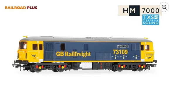 R30176TXS Hornby RailRoad Plus GB Railfreight, Class 73, Bo-Bo, 73109 'Battle of Britain' - Era 10