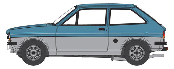76FF007 Ford Fiesta Mk1 Blue/Strato Silver