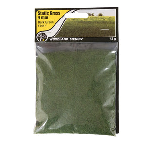 WFS617 4mm Static Grass Dark Green