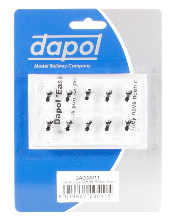 Dapol 2A-000-011 Magnetic Coupling Short Arm (5 Pairs)