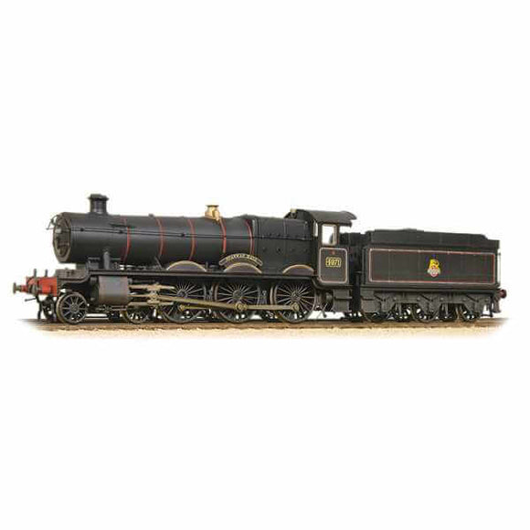 Bachmann 32-002A Hall Class 4971 'Stanway Hall' BR Lined Black Early Emblem (Weathered)