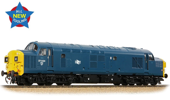 35-301 Class 37/0 Split Headcode 37034 BR Blue