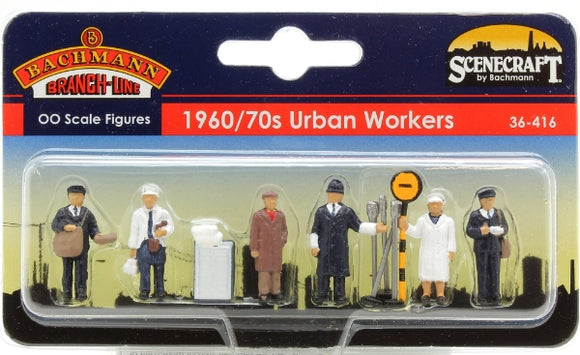 Bachmann 36-416 1960/70's Urban Workers - OO Scale