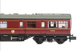 374-880 Graham Farish LMS 50ft Inspection Saloon BR Maroon (Black Ends) - N Scale