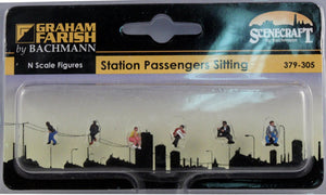 Graham Farish 379-305 N Station Passengers Sitting