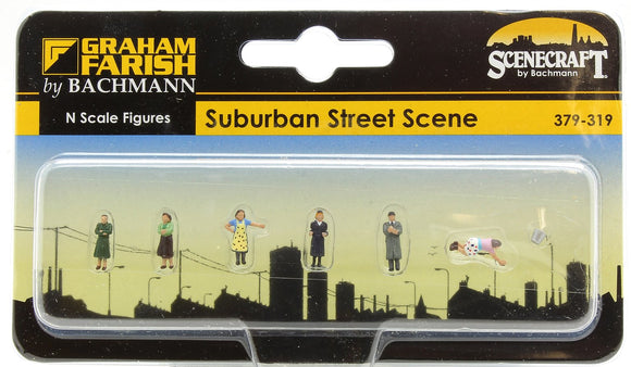 Graham Farish 379-319 N Suburban Street Scene