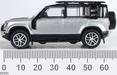Oxford Diecast New Defender 110 - Indus Silver - 1:76 scale