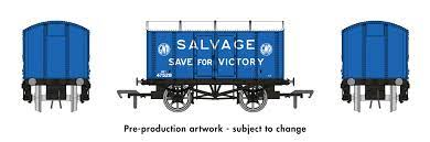 Rapido Trains - Iron Mink GWR Salvage Save For Victory (White Roundels) No.47528 - 908009