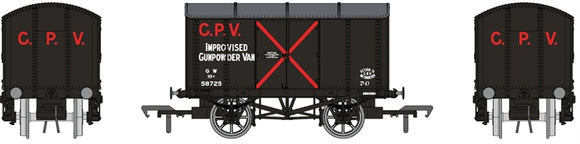 Rapido Trains - Iron Mink GWR GPV Black  (As Preserved) No.58725 - 908012