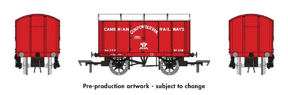 Rapido Trains - Iron Mink Cambrian GPV Red Livery No.139 - 908021
