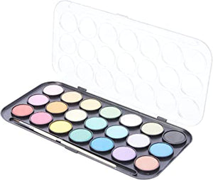 A3312L Paint box 21 Water colour discs with brush
