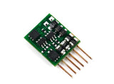 DCC93 Ruby Series 2 Function Small DCC Decoder 6 Pin