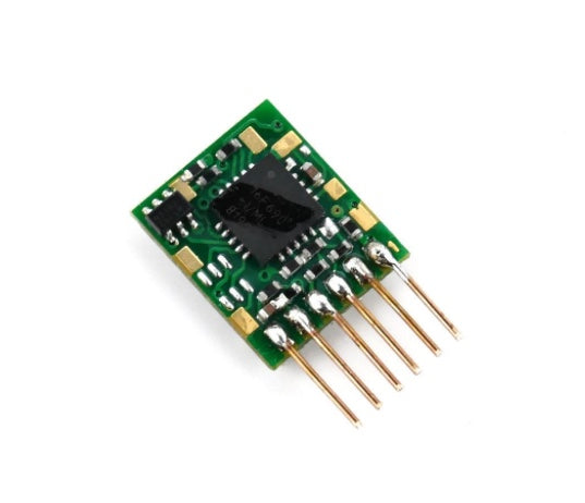 DCC93 Ruby Series 2 Function Small DCC Decoder 6 Pin
