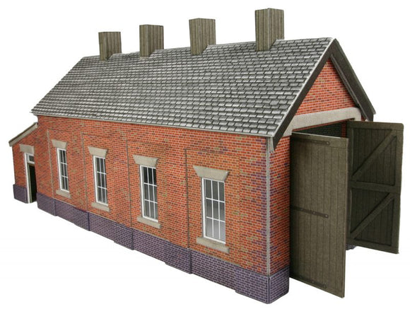 PO331 Red Brick Single Track Engine Shed