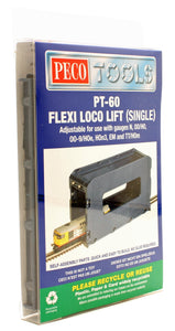 Peco PT-60 Flexi loco lift (Single) For N, OO/HO, 009/HOe, HOn3, EM & TT/HOm