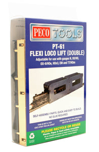 Peco PT-61 Flexi loco lift (Double) For N, OO/HO, 009/HOe, HOn3, EM & TT/HOm
