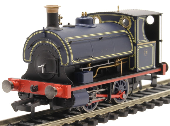 Hornby R3679 Class W4 Peckett 0-4-0ST 74 Port of London Authority Lined Blue