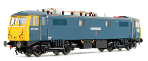 Hornby R3739 Class 87 001 (Dual Named) 'Royal Scot' and 'Stephenson' BR Blue Electric Locomotive