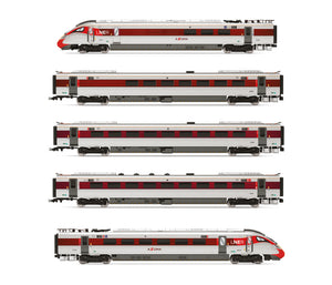 Hornby R3762 LNER Azuma Class 800 5 Car Train Pack