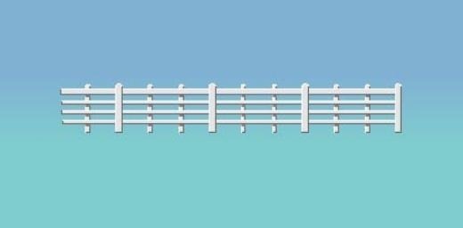 Ratio 424 Wooden Lineside fencing white