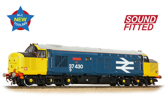 35-335SF Class 37/4 37430 'Cwmbran' BR Blue Large Logo - Sound Fitted