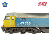35-421SF - Class 47/4 47526 BR Blue Large Logo, Weathered