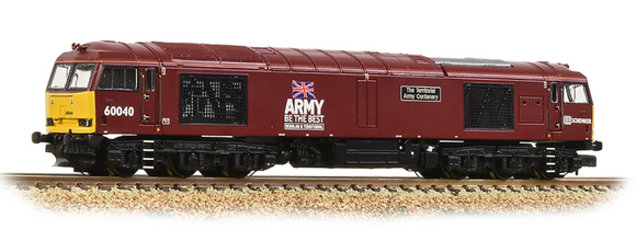 371-361 Bachmann Class 60 60040 'The Territorial Army Centenary' DB Schenker/Army Red