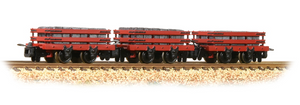 393-076 Slate Wagons 3-Pack Red with Slate Load
