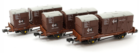 Rapido Trains - 921017 BR Conflat P Triple Pack No B933051,B933249,B233273