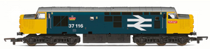 Hornby R30185 RailRoad Plus BR, Class 37, Co-Co, 37116 'Comet'- Era 8