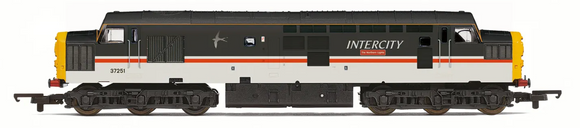 Hornby R30180 RailRoad Plus BR InterCity, Class 37, Co-Co, 37251 'The Northern Lights' - Era 8