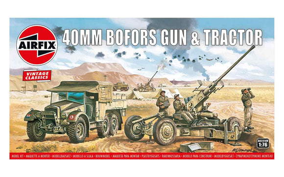 A02314V Airfix 1:76 Bofors Gun & Tractor kit
