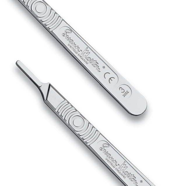 Surgical knife handle No3 metal Swann Morton