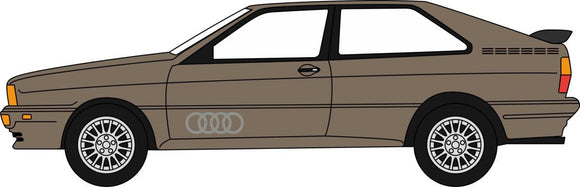 Oxford Diecast OR76AQ003 Audi Quattro Sable Brown Metallic