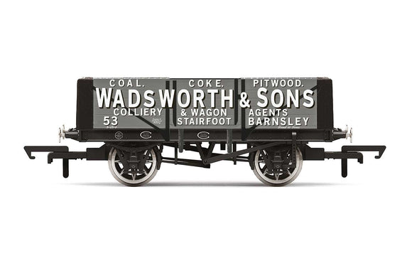 Hornby R60024 5 Plank Wagon, Wadsworth & Sons - Era 2