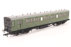 R4718 58' Maunsell Rebuilt (Ex LSWR 48') six compartment brake third 2626 in SR olive green