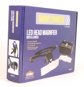MM013 LED Head Magnifier with 5 Lenses